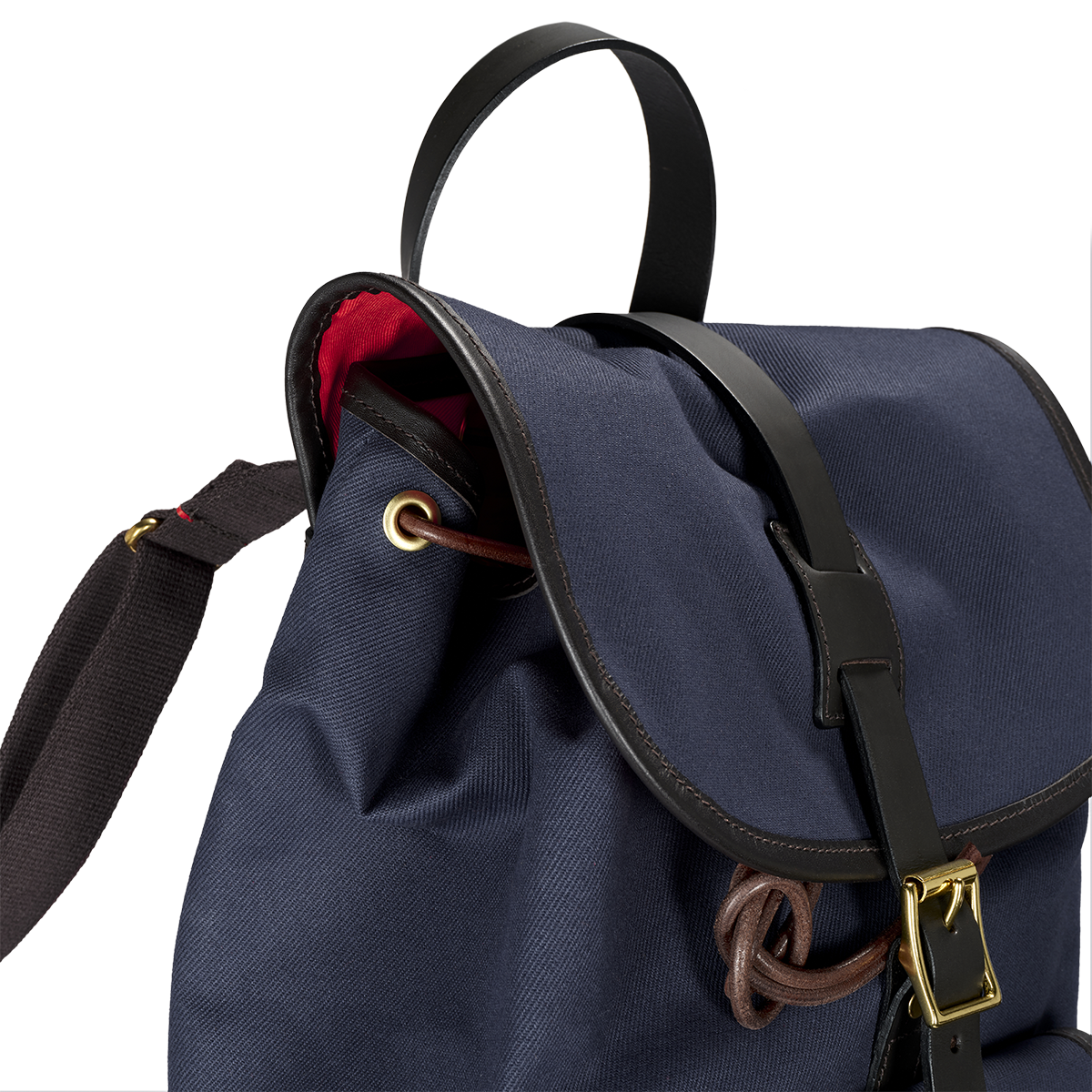 Croots | BT10(NY) |  British Twill Rucksack Drawstring | Navy Blue