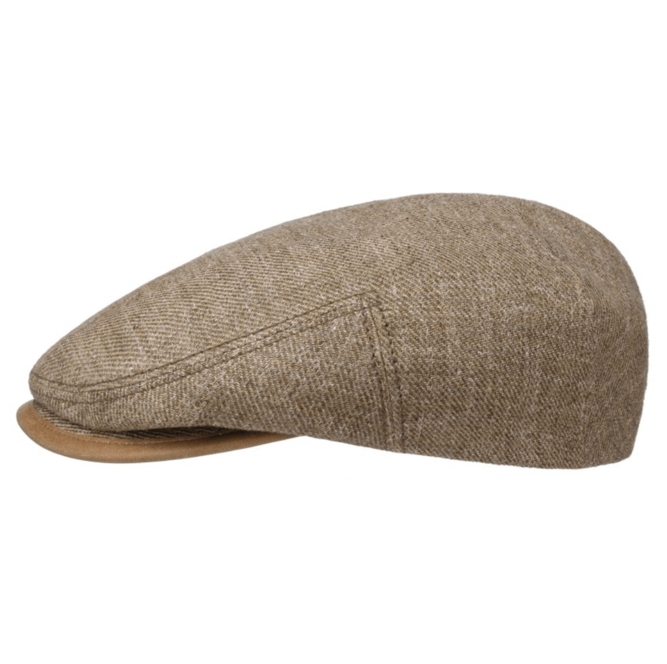 Stetson | 6213103 6 | kent merrick linen flatcap | brown