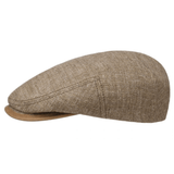 Stetson | 6213103 6 | kent merrick linen flatcap | brown