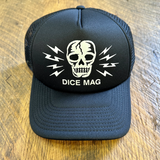 Dice Magazine | SKULL & BOLTS TRUCKER HAT | BLACK