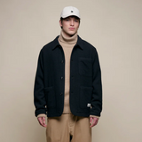 Merz b. Schwanen | JKT05WO.99 | Portuguese Wool | Black