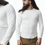 Indigofera | Clyde | Long sleeve | Cotton Rib | white