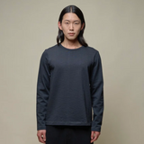 Merz b. Schwanen | Men's loopwheeled Longsleeve schwer | 380g/qm | relaxed Fit | 98 charcoal