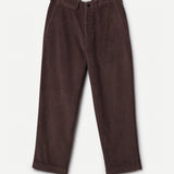 Merz B. Schwanen | CHINO01C.192.3 | 1920S bold cotton corduroy | Worker Chino | Chocolate
