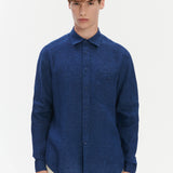 Delikatessen | Relaxed Style Shirt | Cobalt Blue | D782/IT43