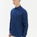 Delikatessen | Relaxed Style Shirt | Cobalt Blue | D782/IT43