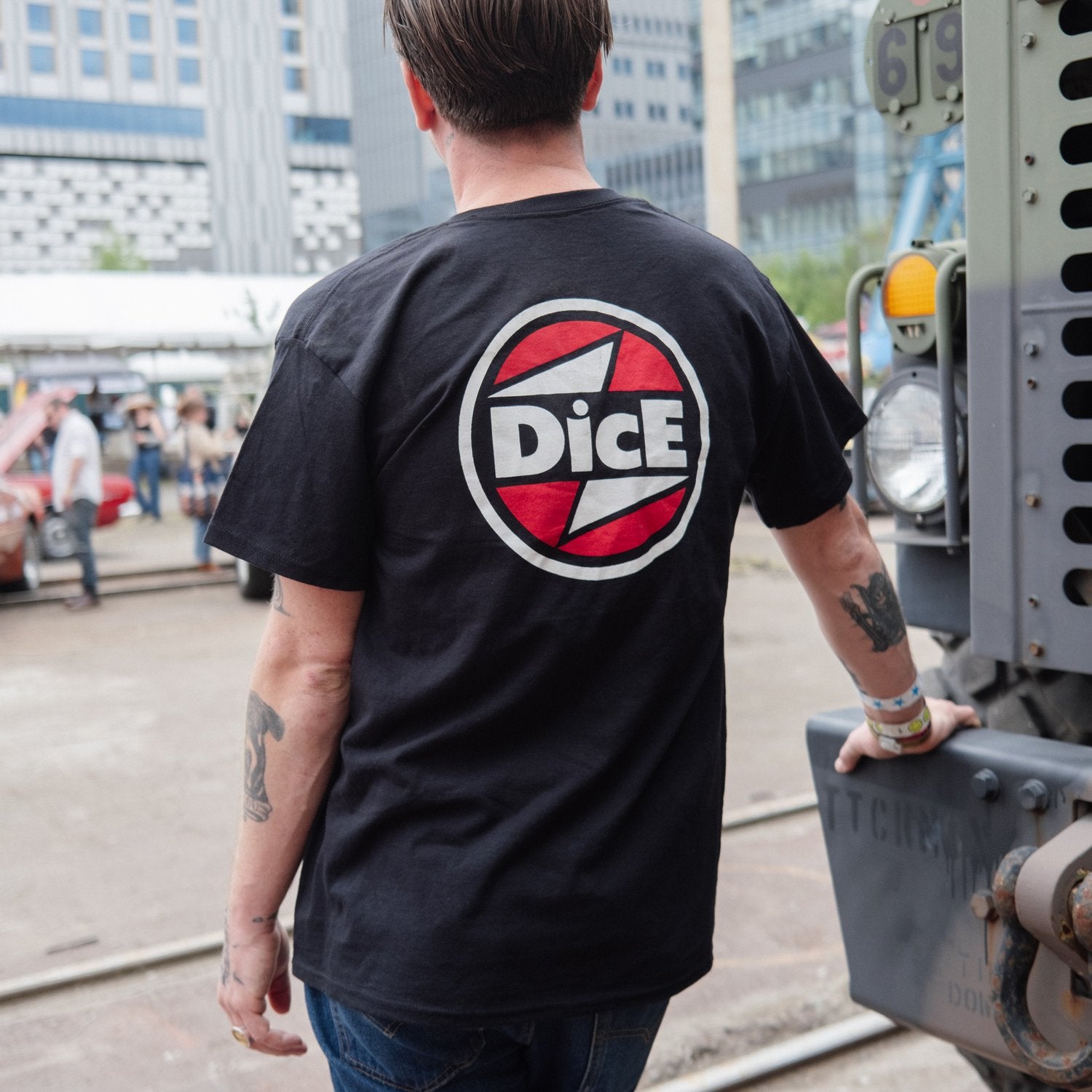 Dice Magazine | black logo tee