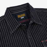 Iron Heart | IHSH-266-BLK | 12oz Wabash Work Shirt | Black