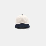 Dehen 1920 | Unstructured 2-Tone Baseball Hat | Natural Selvedge Denim & Indigo Sashiko