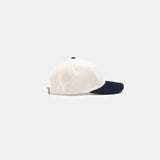 Dehen 1920 | Unstructured 2-Tone Baseball Hat | Natural Selvedge Denim & Indigo Sashiko