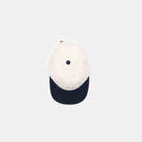 Dehen 1920 | Unstructured 2-Tone Baseball Hat | Natural Selvedge Denim & Indigo Sashiko
