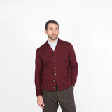 Dehen 1920 | Classic Cardigan | Burgundy