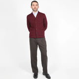 Dehen 1920 | Classic Cardigan | Burgundy
