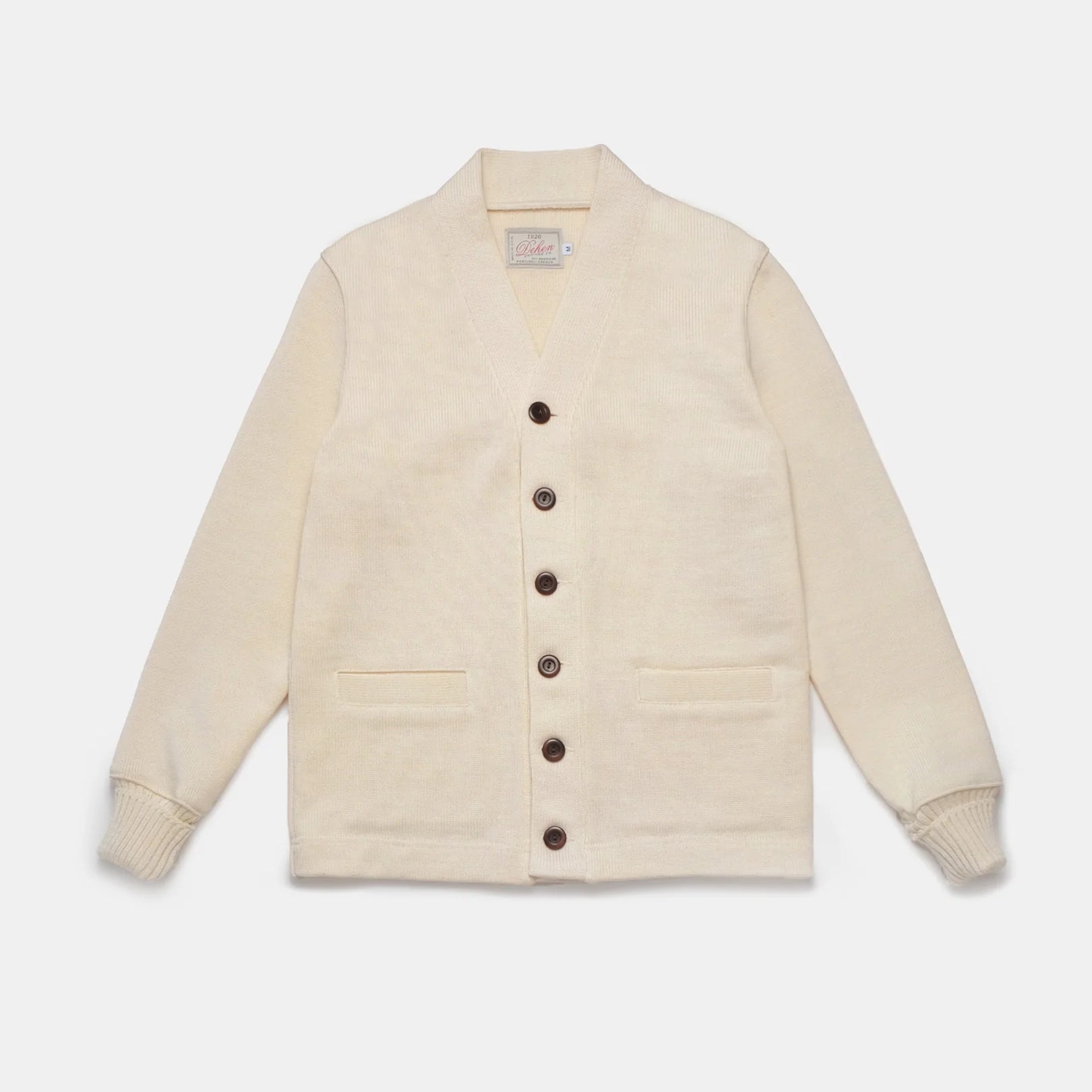 Dehen | Classic Cardigan | Natural