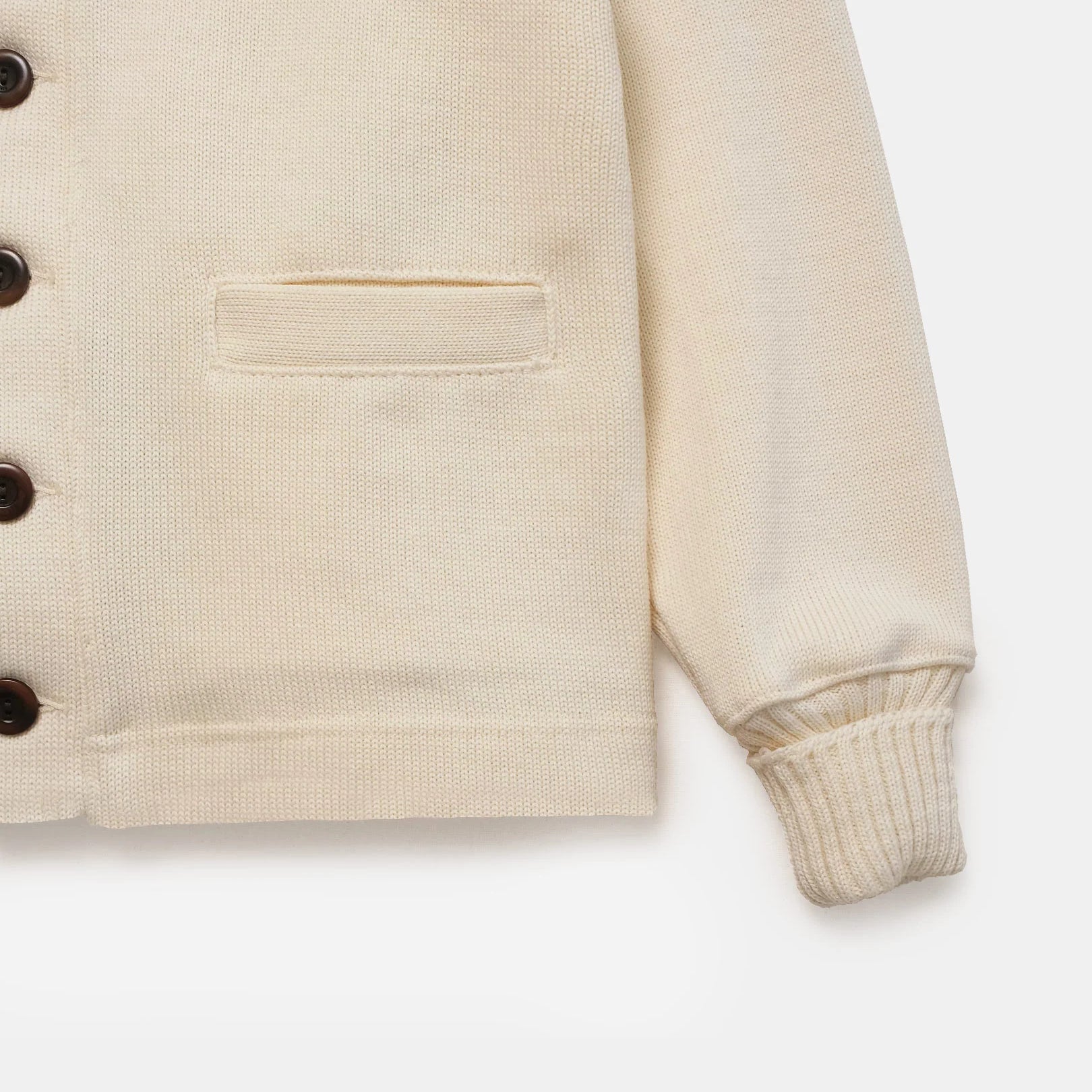 Dehen | Classic Cardigan | Natural