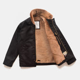 Dehen 1920 | N-1 Deck Jacket | Black / Kodiak