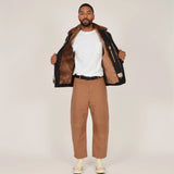 Dehen 1920 | N-1 Deck Jacket | Black / Kodiak