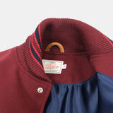 Dehen 1920 | Varsity Jacket | Burgundy / Navy & Scarlet / Rust