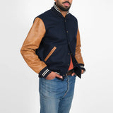 Dehen 1920 | Varsity Jacket | Dark Tan/ Antique Rust