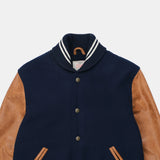 Dehen 1920 | Varsity Jacket | Dark Tan/ Antique Rust