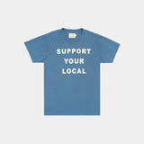 Dehen 1920 | Heavy Duty Tee | Support your Local | Faded Blue