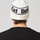 Eat Dust | Easy Beanie Merino Wool | White