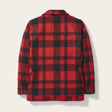 Filson | Mackinaw Wool Cruiser Jacket | 26oz Mackinaw Wool | Red/Black Plaid