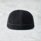 The Flathead | FN-HC006 | HEADWEAR - RAIL ROAD CAP | Blue White