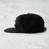 The Flat Head | FN-HC007 | HEADWEAR - 12oz DENIM TRACKER CAP |. Black
