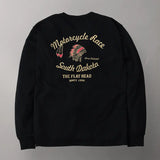 The Flat Head | FN-TML-105 | T-SHIRTS L/S - SOUTH DAKOTA | Black