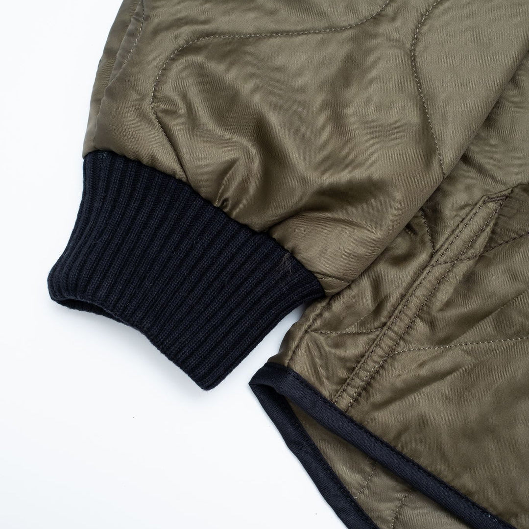 Eat Dust | Type 2 Frostbite | Quilted Nylon Jacket | Khaki