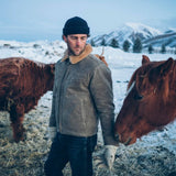 Freenote | RJ-2 waxed canvas | 20 ounce | Shearling | tobacco