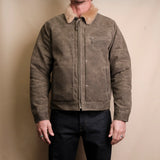 Freenote | RJ-2 waxed canvas | 20 ounce | Shearling | tobacco