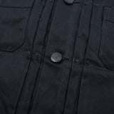 Freenote | RJ-1 Black | Riders jacket | Waxed canvas | olive / black Lining | Black