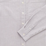 Knickerbocker | "Beefy" Cotton Oxford | brown Stripe