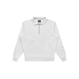 Knickerbocker | Stadium Loft Knit Quarter Zip | Oat Grey