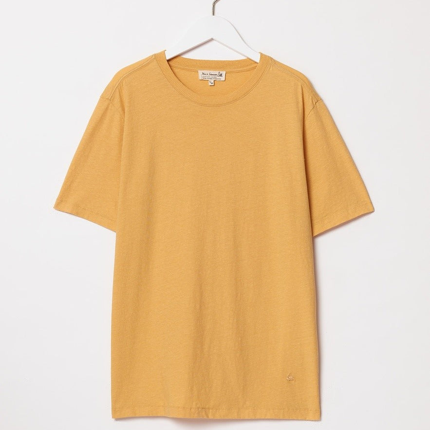 Merz b. Schwanen | HPT01 | Unisex T-Shirt | Cotton-Hemp | 5,4OZ | relaxed fit | 205 honey