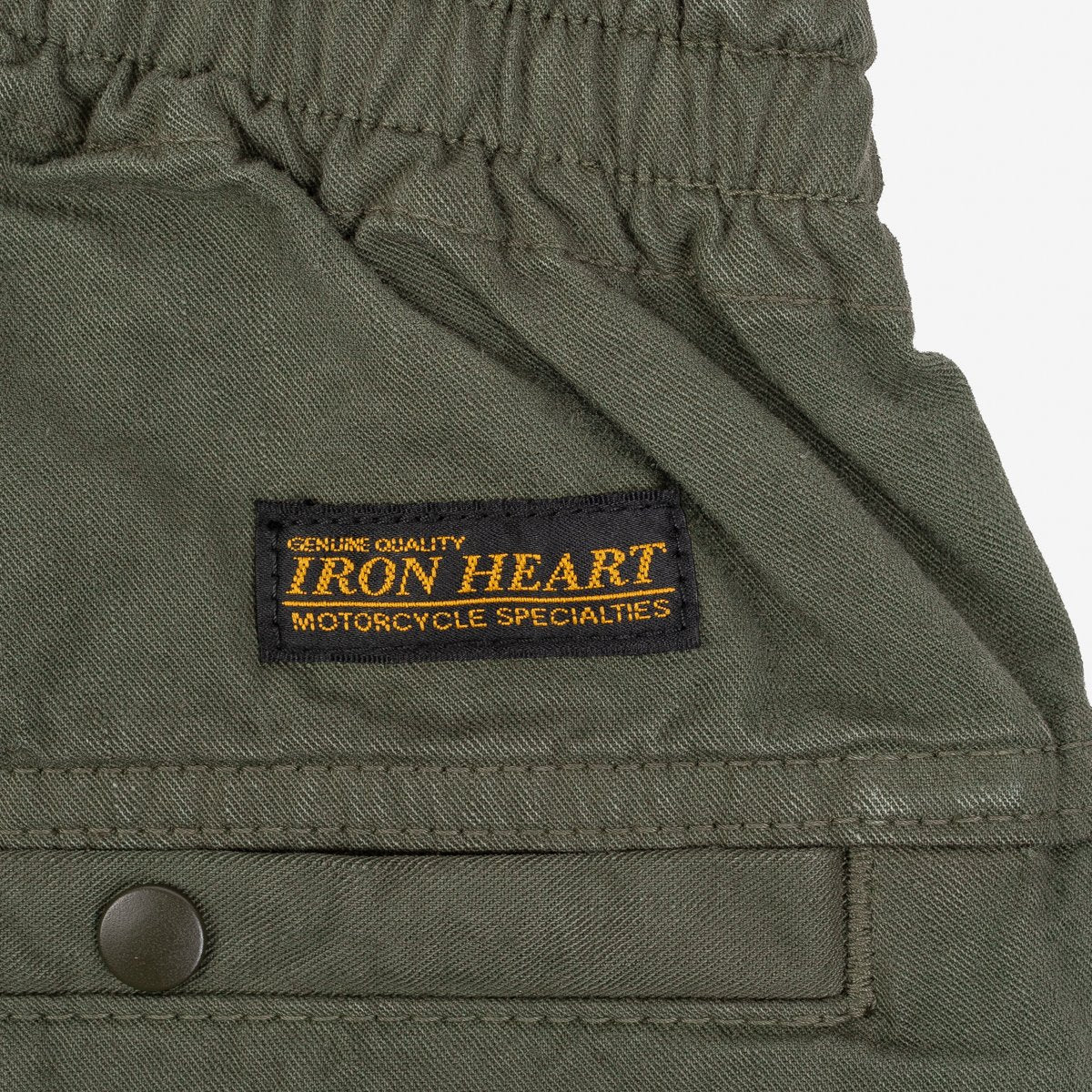 Iron Heart | IH-729-OLV | Cotton Easy Shorts | Olive