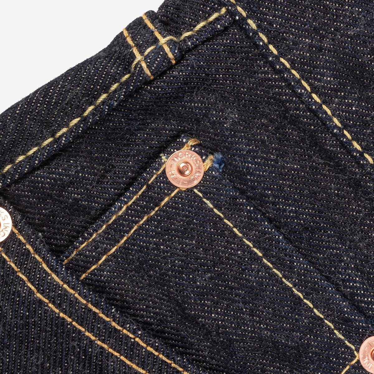 Iron Heart | IH-777S-19L | 19oz Left Hand Twill Selvedge Denim | Slim Tapered Cut Jeans | Indigo