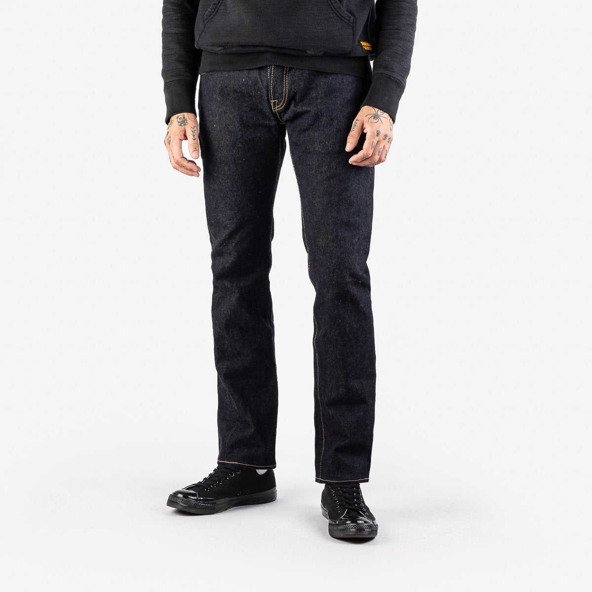 Iron Heart | IH-777S-19L | 19oz Left Hand Twill Selvedge Denim | Slim Tapered Cut Jeans | Indigo