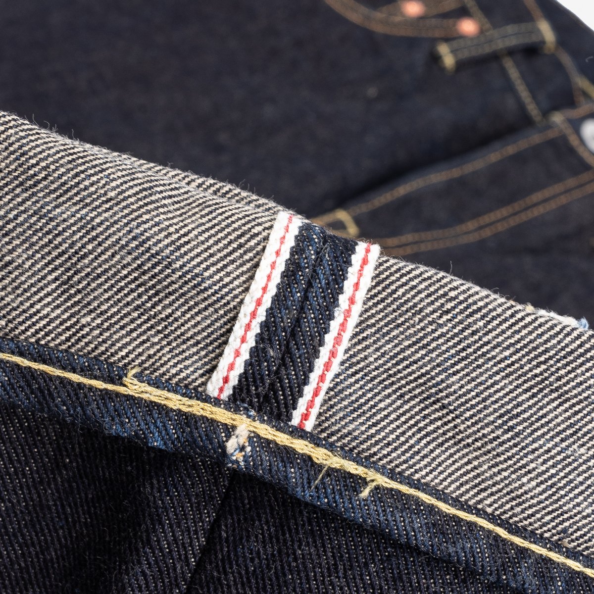 Iron Heart | IH-777S-19L | 19oz Left Hand Twill Selvedge Denim | Slim Tapered Cut Jeans | Indigo