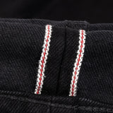 Iron Heart | IH-634S-142bb | 14oz Selvedge Denim Straight Cut Jeans | Black/Black