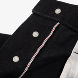 Iron Heart | IH-634S-142bb | 14oz Selvedge Denim Straight Cut Jeans | Black/Black