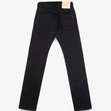 Iron Heat |  IH-666S-SBG | 21oz Selvedge Denim Slim Straight Cut Jeans | Superblack (Fades To Grey)