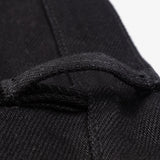 Iron Heat |  IH-666S-SBG | 21oz Selvedge Denim Slim Straight Cut Jeans | Superblack (Fades To Grey)