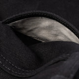 Iron Heat |  IH-666S-SBG | 21oz Selvedge Denim Slim Straight Cut Jeans | Superblack (Fades To Grey)