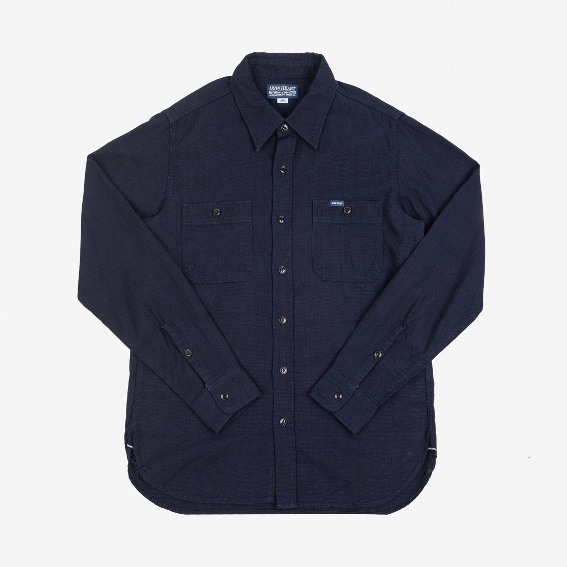 Iron Heart | IHSH-358-IND | 5oz Dobby Cloth Work Shirt | Indigo