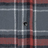 Iron Heart | IHSH-369-GRY | 12oz Slub Yarn | Heavy Flannel Herringbone Check Western Shirt | Grey