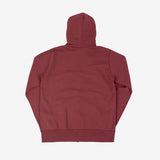 Iron Heart | IHSW-10-BUR | 14oz Ultra Heavyweight Loopwheel Cotton Zip Up Hoodie | Burgundy