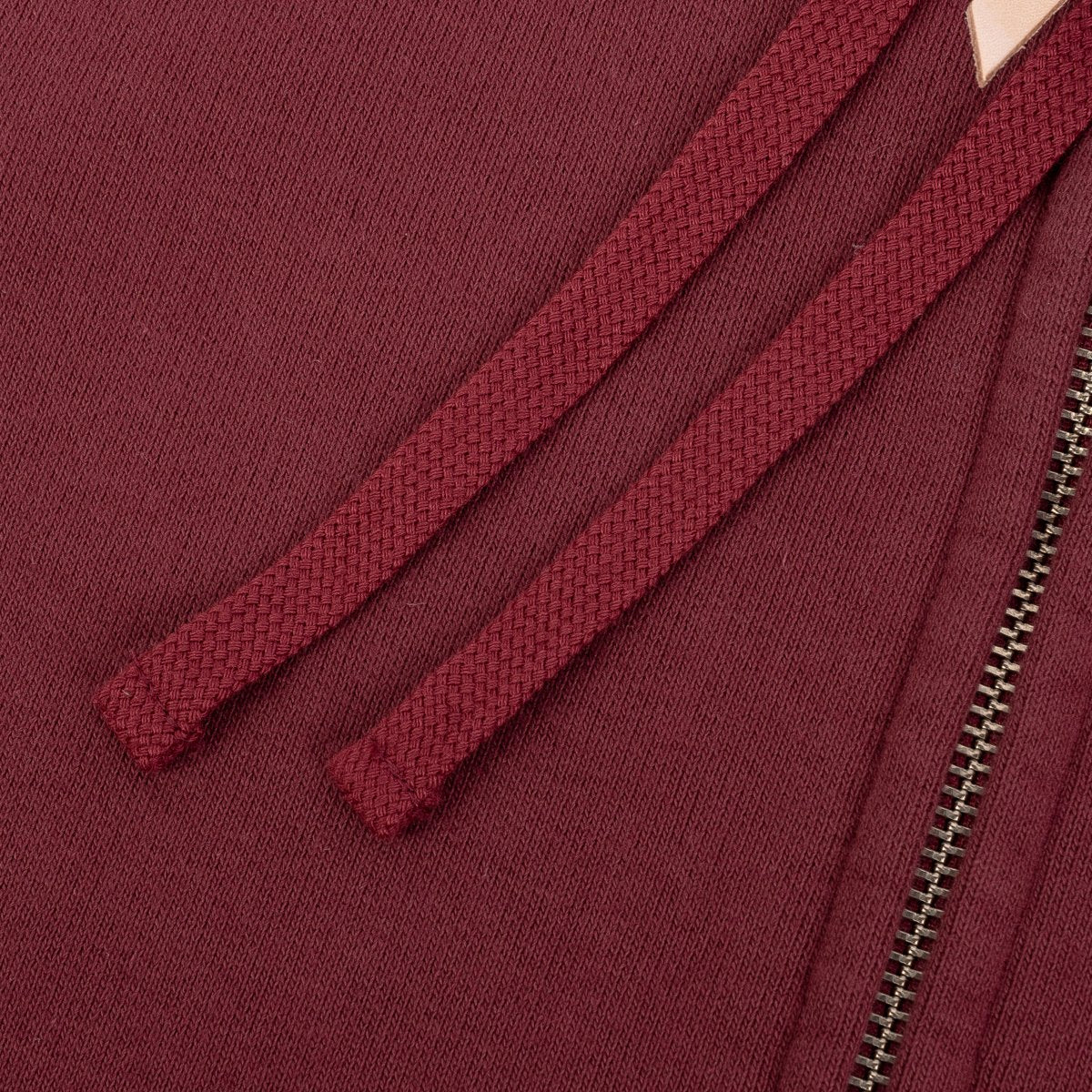 Iron Heart | IHSW-10-BUR | 14oz Ultra Heavyweight Loopwheel Cotton Zip Up Hoodie | Burgundy